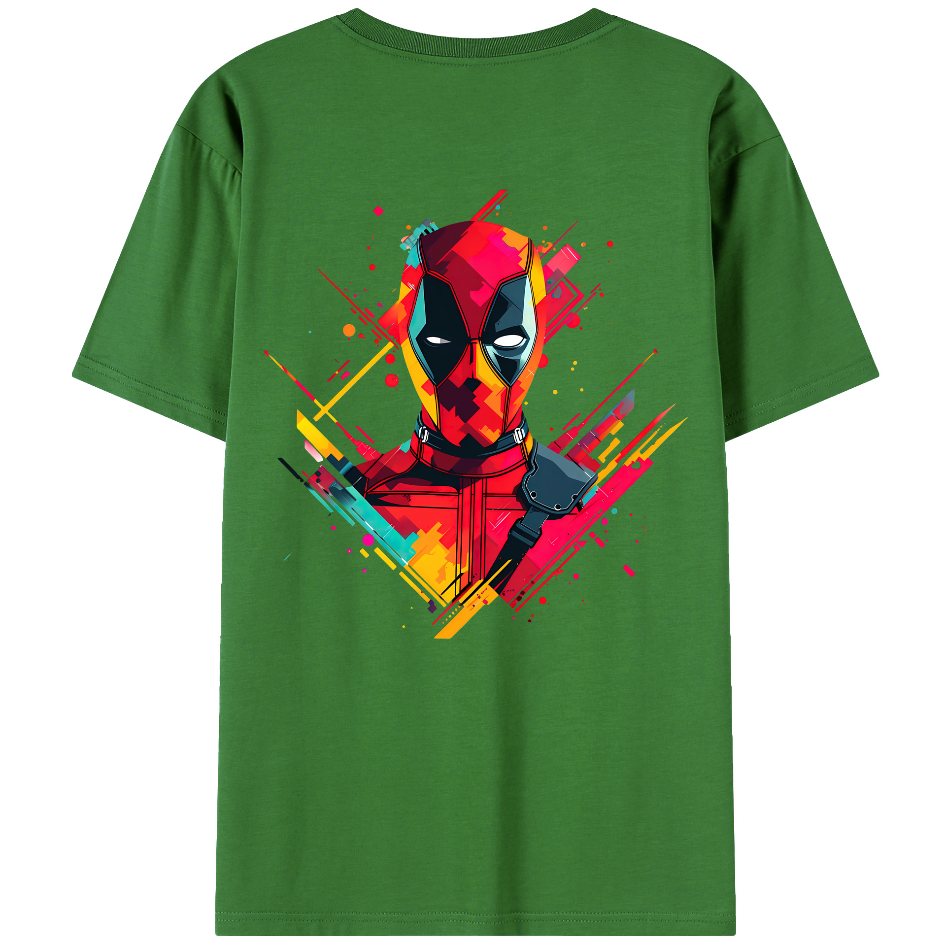 （画像用） Deadpool デッドプール レディース半袖Tシャツ(バックプリント)